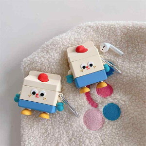 AirPods �ی�P�[�X ���킢�����{�b�g �~���N�{�b�N�X�� �J�[�g�D�[�� �\�t�g PVC�f�� ���j�Z�b�N�X �n���K�[�t�� �y�� �Ռ��z�� �~���N�z���C�g �O���[ �u���b�N �s���N �ʋΗp ���i�g�� ����