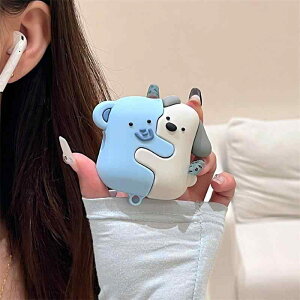 AirPods �ی�P�[�X ���킢�� �� ������ �f�U�C�� �\�t�g PVC �f�� �y�� �Ռ��z�� �n���h�X�g���b�v�t�� ���j�Z�b�N�X �������`�[�t �J���t�� �u���[ �z���C�g �J���[�����O ���@�J�o�[ �P�[