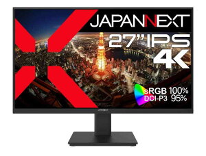JAPANNEXT 27�C���` IPS�p�l������ 4K(3840x2160)�𑜓x �t�����j�^�[ JN-i2710U HDMI DP HDR sRGB:100% DCI-P3:95% PBP/PIP