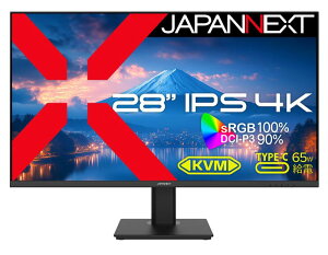 �yEC�T�C�g�zJAPANNEXT 28�C���` IPS�p�l������ 4K(3840x2160)�𑜓x �t�����j�^�[ JN-i28U-C6 HDMI DP USB Type-C(�ő�65W) HDR sRGB:100% DCI-P3:90% KVM�@�\ �y�z