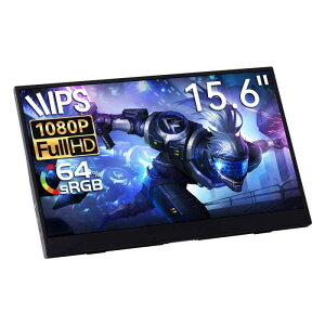 6DSHARK ���o�C�����j�^�[ 15.6�C���` �t��HD Switch 2 �h�b�N�s�v 1920*1080 �Q�[�~���O���j�^�[ �|�[�^�u�����j�^�[ �����X�^���h VESA�Ή� ����� IPS�t�� �y�� ���^ �X�s�[�J�[���� iPhone/PS4/PS5
