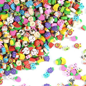 PureSino ミニ消しゴム おもしろ消しゴム ミニ消しゴム詰め合わせ 約100個 可愛い消しゴム 鉛筆消しゴム 子供用 動物 果物 クリスマスの盛り合わせ 消しゴム ギフト 誕生日 パーティー用品 記