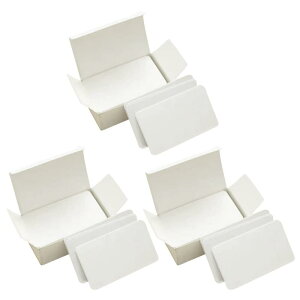 ENN LLC 無地カード 名刺サイズ メッセージカード 情報カード 落書き用紙 言葉カード 手書き 紙カード 300枚入り