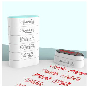 Tolacos ごほうびスタンプ5個セット先生スタンプ教師用評価スタンプご褒美スタンプ 教師用スタンプ 奨励印章 英語勉強 先生スタンプ 評価印セット かわいい 日記スタンプ 賞賛スタンプ