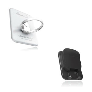 BUNKER RING Multi Holder Pack�y�ԍڃz���_�[�t�z�o���J�[�����O iPhone/Galaxy/Xperia/�X�}�[�g�t�H���E�^�u���b�gPC���w1�{�ŕێ������h�~+�X�^���h+�ԍڃz���_�[�@�\