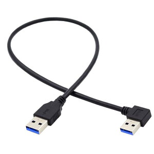 chenyang USB 3.0�P�[�u�� USB 3.0 Type A 90�x ���p�����f�[�^�P�[�u�� 40cm
