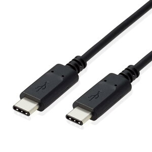 エレコム USB2.0ケーブル PS5対応 C-Cタイプ ノーマル 1.0m ブラック GM-U2CCCBK