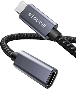 Stouchi USB type C P[u 1m USB 3.1 Gen2(10Gbps) ^Cvc R[h f[^] 5A}[d iC҂ iPad mini/iPad Pro/MacbookAir/M1 Mac mini To