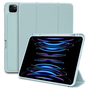 MS factory iPad Pro 2022 2021 2020 �P�[�X Apple Pencil ���[ �ϏՌ� �\�t�g TPU �X�^���h �I�[�g�X���[�v �y���V���z���_�[ �S6�F for iPad Pro11 Pro12.9