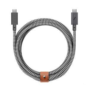 Native Union [lCeBujI] Type-C Belt Cable Pro - 240W USB Type-C~Type-C 2.4m U[Xgbvt͏[dP[u iPhone 16, 16 Pro Max, MacBook