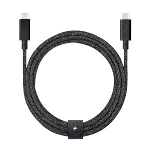 Native Union [lCeBujI] Type-C Belt Cable Pro - 240W USB Type-C~Type-C 2.4m U[Xgbvt͏[dP[u iPhone 16, 16 Pro Max, MacBook
