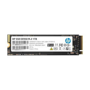 HP SSD M.2 EX950シリーズ PCIe Gen3(8Gb/s)x4, NVMe1.3/3D TLC/DRAMキャッシュ搭載/