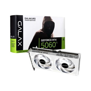 ���l�u�� NVIDIA GeForce RTX 5060 Ti ���� �O���t�B�b�N�{�[�h 8GB OC���f�� �z���C�g �f���A���t�@�� �y�z GK-RTX5060Ti-E8GB/WHITE/DF/V2