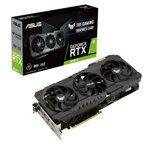 ASUSTek NVIDIA GeForce RTX 3070 Ti ���ڃr�f�I�J�[�h OC/PCIe 4.0 / 8GB GDDR6X / HDMI 2.1 / DisplayPort 1.4a / 2.7-slot TUF-RTX3070TI-8G-