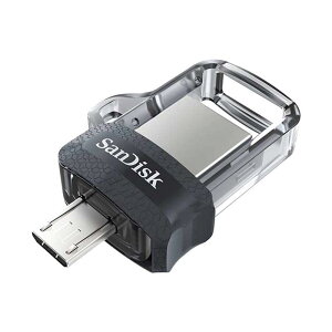SanDisk (�T���f�B�X�N) 128GB USB�������[ Ultra Dual Drive M3.0 OTG(Android�Ή�) USB3.0�Ή� R:150MB/s SDDD3-128G-G46 �m �C�O�p�b�P�[�W �n