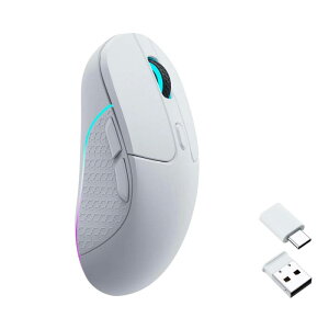 �y�zKeychron M3 ���C�����X�}�E�X�APAW3395�Z���T�[�A�v���O�����\�ȃ}�N���{�^�����ځA26,000 DPI�A2.4 GHz/Bluetooth 5.1�Ή��A 79g�y�ʁA�l�ԍH�w�f�U�C��