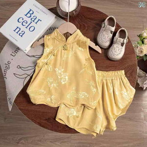 ���̎q �`���C�i�h���X �Z�b�g �� �g�b�v�X �Z�p�� ���� �� �_�炩�� ���킢�� �q���� 3-8�� 90-140cm �\�t�g�f�� �ĕ� ���� ������ �m�� �Z�b�g�A�b�v �g�b�v�X �V���[�g�p���c �R�b�g��80% ����