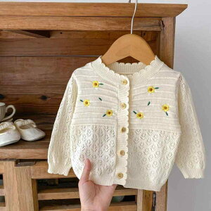 �L�b�Y ���̎q ���� �J�[�f�B�K�� �ԕ��h�J ���[�X �J�� ��100% ���� �ו҂� �h�� �t�� �ǔ� ����g�� �y�� �_�炩�f�� �ێ� �{�^������ 1-3�� 66-100cm