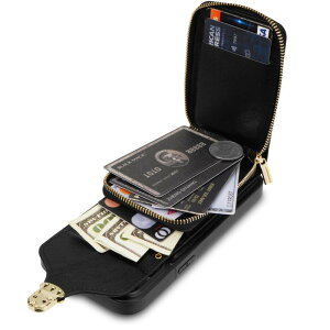 �X�}�[�g�t�H�� �g�уP�[�X iPhone15 Pro Max �p �������U�[ �X�}�z�J�o�[ �g�ѓd�b�P�[�X �΂ߊ|�� �V�����_�[�X�g���b�v�t�� �J�[�h���[ �W�b�p�[�t�� �u���b�N �O���[�� �p�[�v�� �s���N ���b