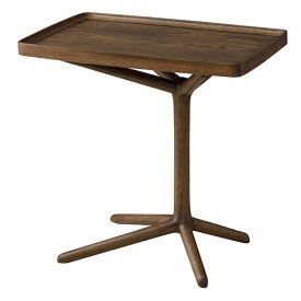 サイドテーブル ローテーブル 高さ調節 木製 天然木 2WAY ミニテーブル トレー 組立不要 オーク 北欧 ナチュラル インテリア おしゃれ コンパクト 完成品 GT-880