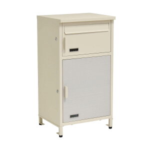 宅配ボックス 大容量 ポスト 一体型 大型 戸建て 収納 収納ボックス 置き配 おしゃれ 北欧 シンプル 簡単組立 鍵付き ブラック Livre ONGS0258