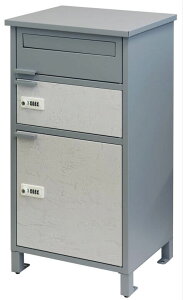 宅配ボックス おしゃれ 宅配 ボックス 置き配 郵便ポスト ポスト 郵便受け 宅配便 不在 北欧 シンプル 簡単設置 鍵付き 2段 MOJYU mojyu トビア PBX-070 PBX-069