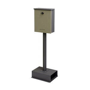 郵便ポスト スタンドポスト おしゃれ 郵便 ポスト 郵便受け シンプル メールボックス 簡単設置 鍵付き モダン MOJYU mojyu ジーノ SDM-086 SDM-087