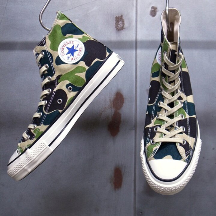 楽天市場】【 CONVERSE / コンバース 】 CANVAS ALL STAR J 83CAMO HI 