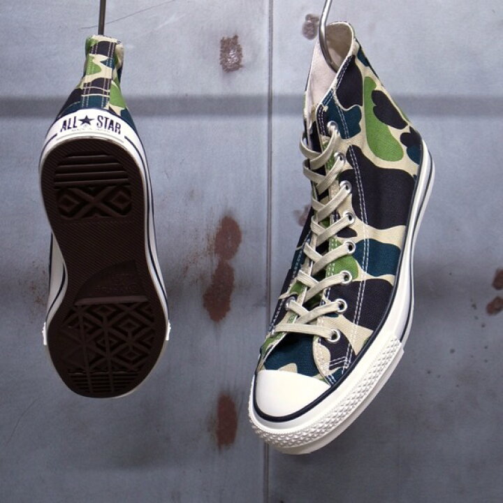 楽天市場】【 CONVERSE / コンバース 】 CANVAS ALL STAR J 83CAMO HI 