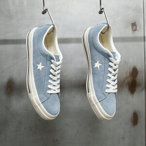 y CONVERSE / Ro[X z ONE STAR SUEDE / X^[ XG[h mLIGHT BLUEn  {K㗝Xi