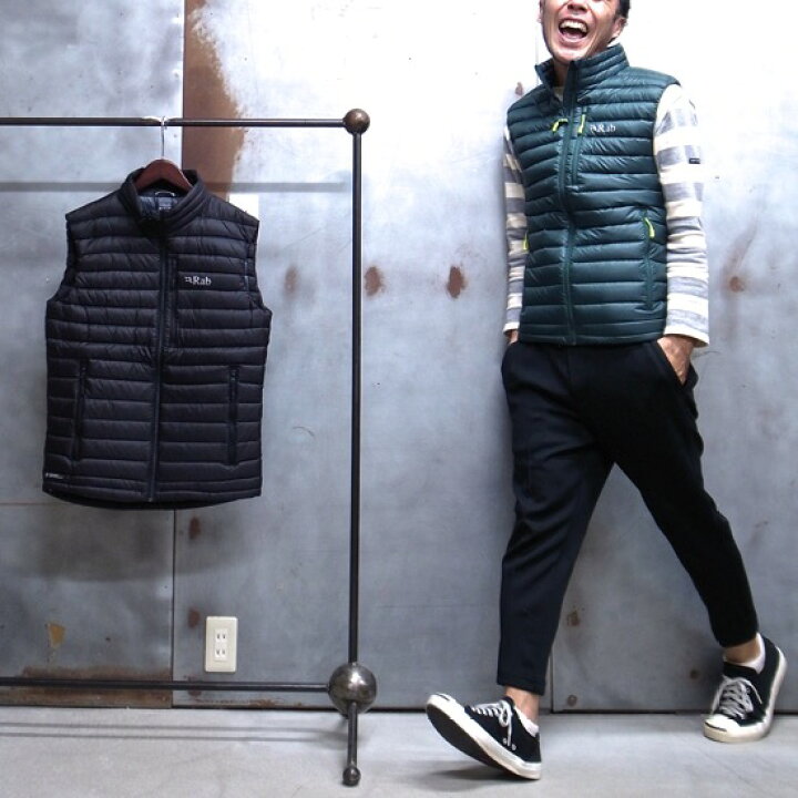楽天市場】【 Rab / ラブ 】#QDA-64 MICROLIGHT VEST / マイクロライト 