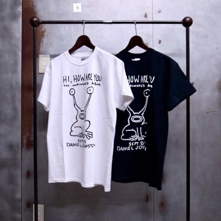 楽天市場 Daniel Johnston ダニエルジョンストン Hi How Are You S S Print Tee ロックtシャツ プリントtシャツ オフィシャルt Nirvana ニルバーナ カートコバーン All Day Day Light