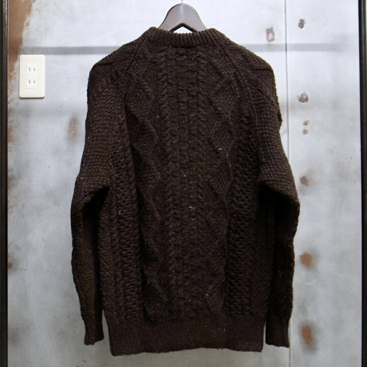 楽天市場】【 Black Sheep / ブラックシープ 】 HAND KNIT ARAN CREW 