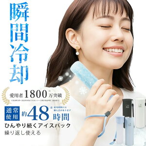 【48時間使用可能 瞬間冷却アイスパック】アイシング 氷嚢 ボトル型 ひょうのう 冷却スティック アイスボトル 瞬間涼感 保冷 氷嚢 クーラー 冷感スティック シンプル 上品 SNS 氷嚢 人気 プレ