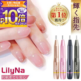 【2025年最新版！】1年間保証 LilyNa 11in1多機能電動ネイルマシンキット 高速20000rpm回転 低振動 低騒音 プロ ジェルネイル マニキュア対応 ネイルドリル USB給電ビット 収納箱付きプレゼント ピンク ゴールド電動ネイルポリッシャー あす楽