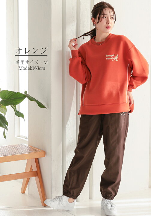 楽天市場 Converse コンバース トレーナー ブランド レディース 春 秋 冬 綿 英字ロゴ プリント ビッグシルエット トップス オーバーサイズ カジュアル スウェット プルオーバー 長袖 クルーネック 無地 春 秋 冬 大きいサイズ 白 黒 オレンジ Lily Bell リリーベル