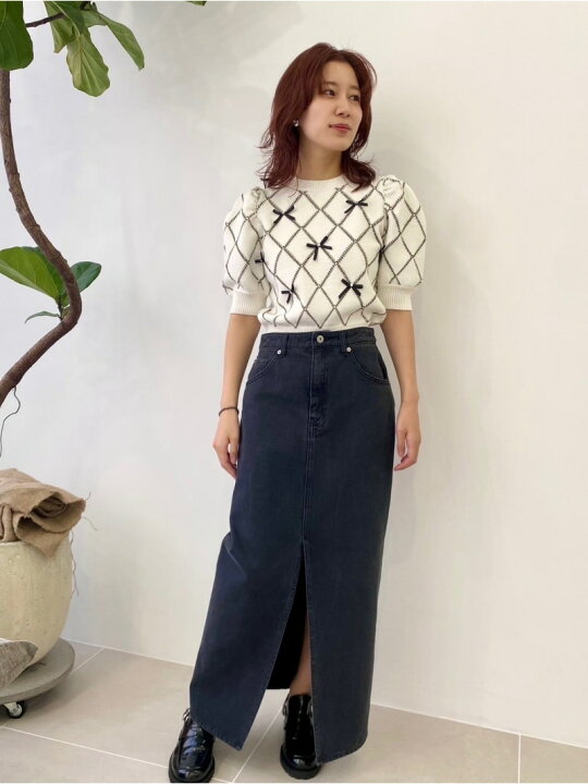 楽天市場】【SALE／40%OFF】ストレートデニムスカート LILY BROWN  
