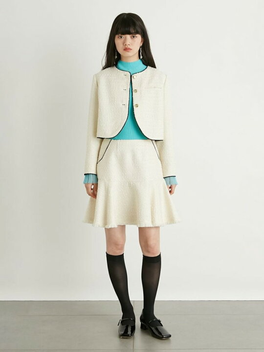 楽天市場】【SALE／50%OFF】ツイードフレアミニスカート LILY BROWN  
