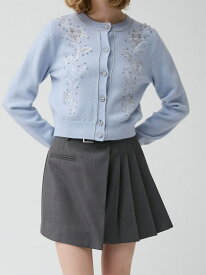 ベルト付きラッププリーツスカショーパン LILY BROWN リリーブラウン パンツ その他のパンツ ブラウン ネイビー ベージュ グレー【送料無料】[Rakuten Fashion]
