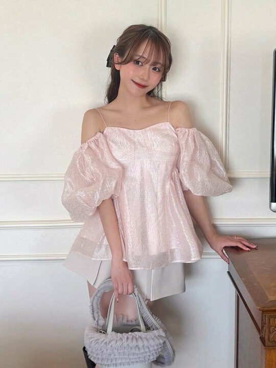 楽天市場】【WEB限定カラー】3wayシアージャガードペプラムブラウス