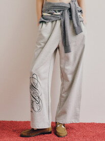 スクリプトスウェットパンツ LILY BROWN リリーブラウン パンツ その他のパンツ グレー レッド ネイビー【送料無料】[Rakuten Fashion]