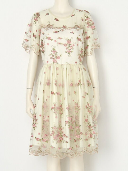 楽天市場】【SALE／70%OFF】レトロフラワーレースワンピース LILY  