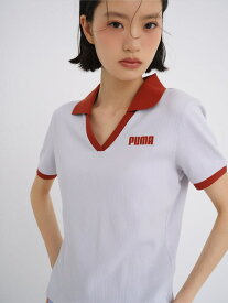 【SALE／50%OFF】【LILY BROWN×PUMA】リブポロシャツ LILY BROWN リリーブラウン トップス カットソー・Tシャツ ブラウン【RBA_E】【送料無料】[Rakuten Fashion]
