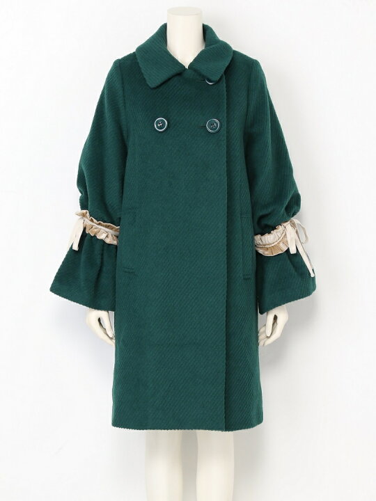 楽天市場】【SALE／45%OFF】ボリュームスリーブコート LILY BROWN 