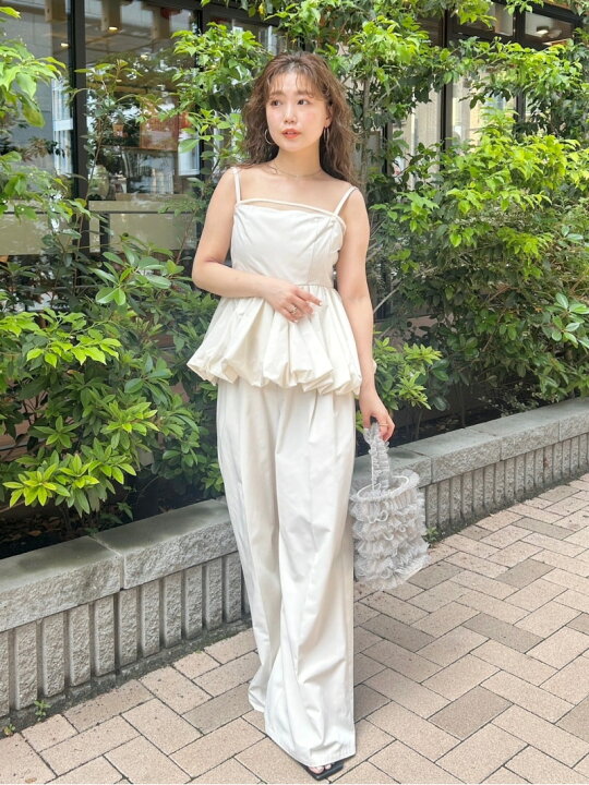 楽天市場】【SALE／40%OFF】バルーンビスチェセットアップ LILY BROWN 