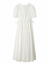 【SALE／50%OFF】バックオープンリボンワンピース LILY BROWN リリーブラウン ワンピース・ドレス ワンピース ホワイト ブラウン【RBA_E】【送料無料】[Rakuten Fashion]