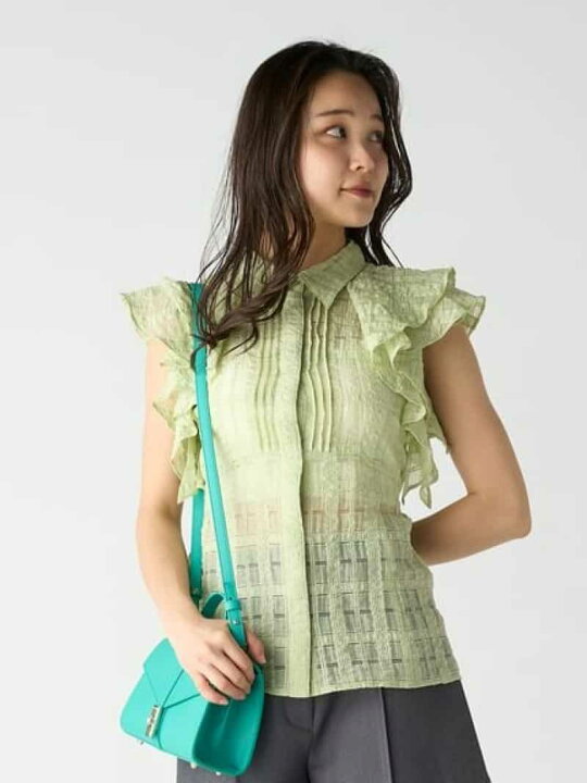 楽天市場】【SALE／50%OFF】ラッフルフリルカラーブラウス LILY 