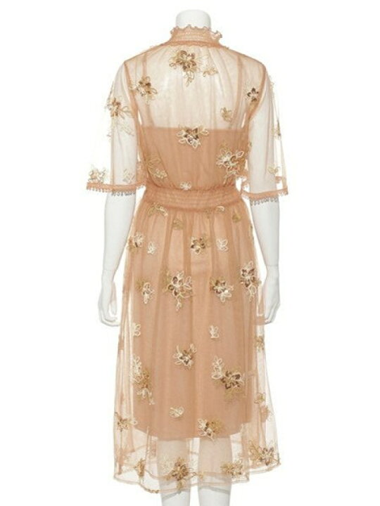 楽天市場】【SALE／40%OFF】チュールフラワーワンピース LILY BROWN  