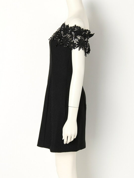 楽天市場】【SALE／40%OFF】オフショルレースビジューワンピース LILY 