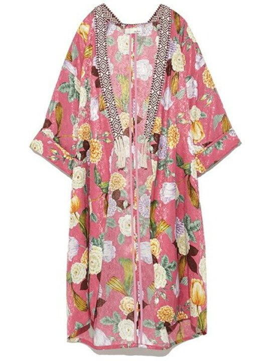 楽天市場】【SALE／40%OFF】和柄着物風ガウン LILY BROWN リリー 